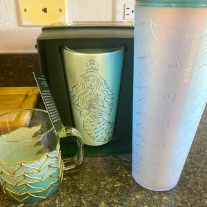 STARBUCKS Mermaid set!!